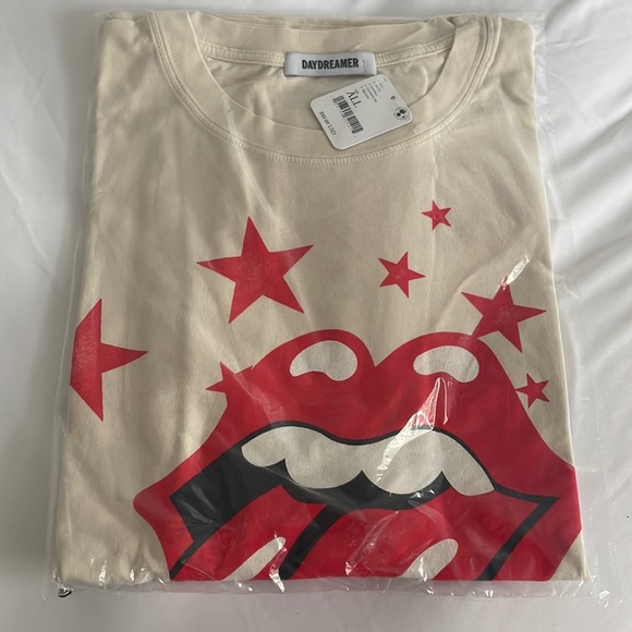 ✨NEW!✨Free People Rolling Stones One Size Tee - Picture 5 of 5
